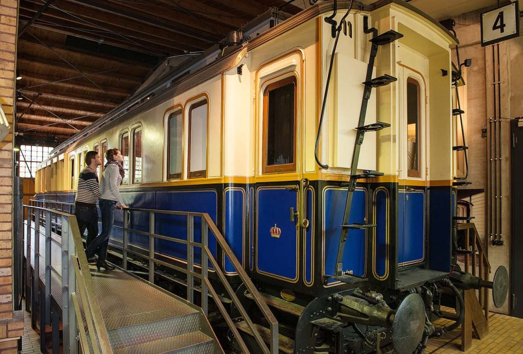 Außenansicht Salonwagen Kaiser Wilhelm II.