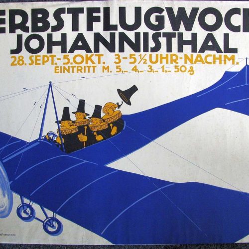 Plakat Herbstflugwoche Johannisthal Plakat Herbstflugwoche Johannisthal