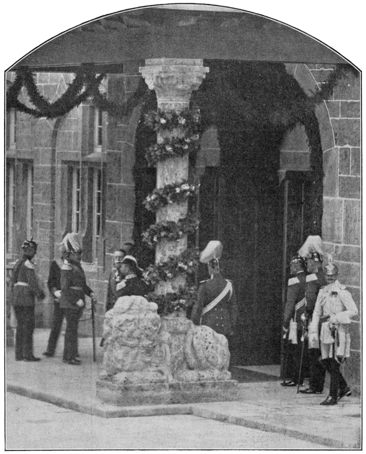 Empfang des Großherzogs Wilhelm an der neuen Jenaer Universität