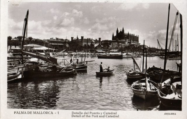 postkarte-palma-de-mallorca-detail-of-the-port-and-cathedral
