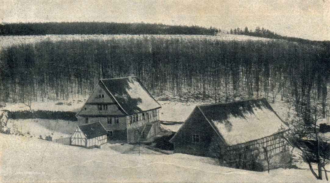 Gut, 1911 ist es ist noch etwas winterlicher! Gut, 1911 ist es ist noch etwas winterlicher!