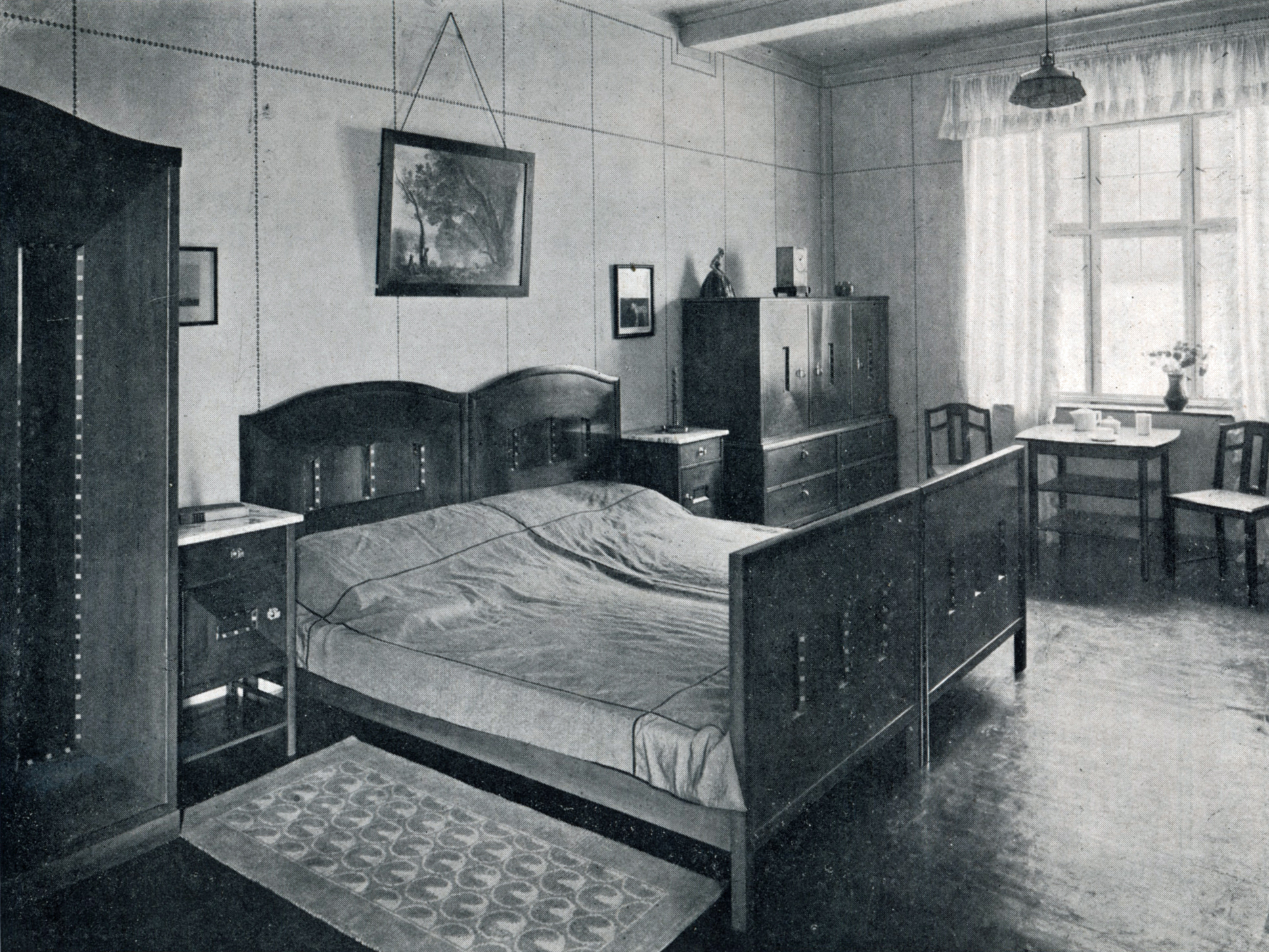 Schlafzimmer von Karl Bertsch