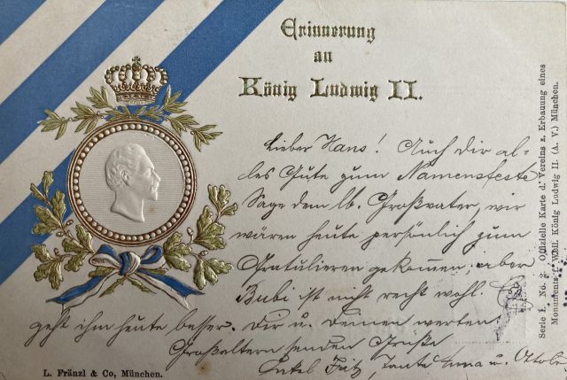 ak_erinnerungskarte_ludwigii_mitpraegedruck_um1890_sammlung_spangenberg ak_erinnerungskarte_ludwigii_mitpraegedruck_um1890_sammlung_spangenberg