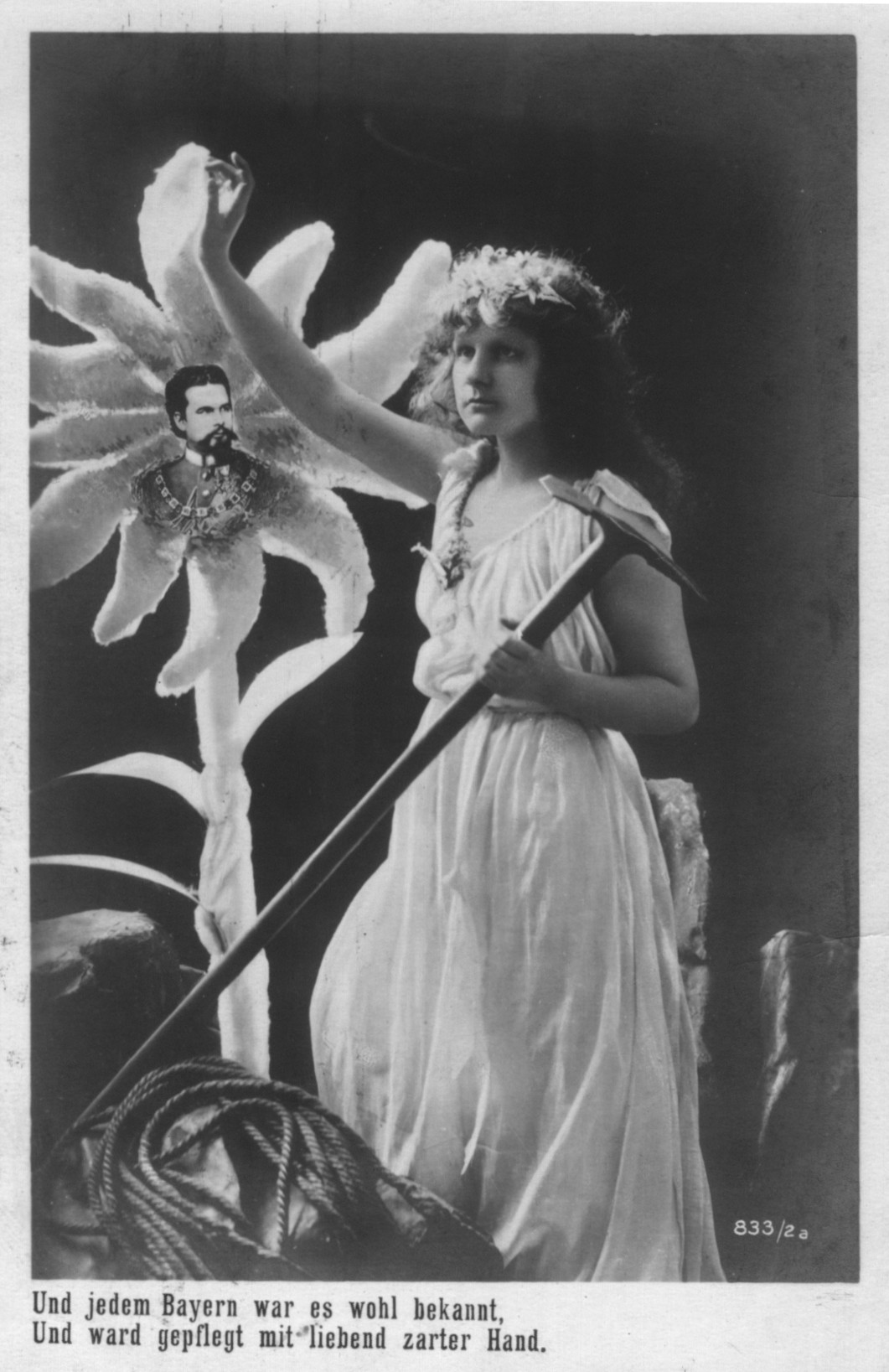 ak_fotografie_maedchenmitedelweiss_um1911_sammlung_spangenberg ak_fotografie_maedchenmitedelweiss_um1911_sammlung_spangenberg