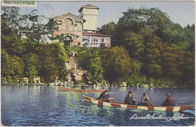 prater-mit-konstantinhuegel-und-ruderern prater-mit-konstantinhuegel-und-ruderern