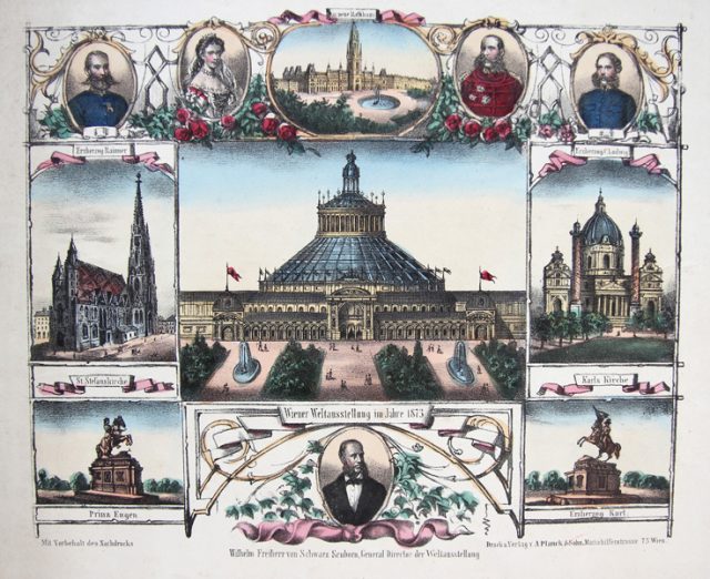 souvenirblatt-zur-wiener-weltausstellung-im-jahre-1873-mit-den-wichtigsten-akteuren- souvenirblatt-zur-wiener-weltausstellung-im-jahre-1873-mit-den-wichtigsten-akteuren-