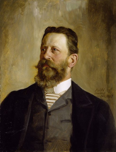 Werner, Anton von: Kronprinz Friedrich (III.) Wilhelm in Baveno, 1887, GK I 11729. Werner, Anton von: Kronprinz Friedrich (III.) Wilhelm in Baveno, 1887, GK I 11729.